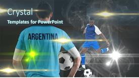  Presentation with tournament - Slides with smoke-effect-over-two-male background and a ocean colored foreground