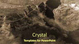  Presentation with drone fire - Slide deck enhanced with smoke-from-the-burning background and a tawny brown colored foreground