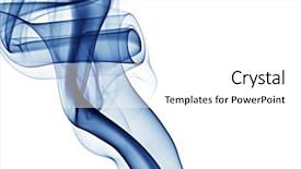  Presentation with smoke - Slides featuring smoke isolated on the white background and a  colored foreground