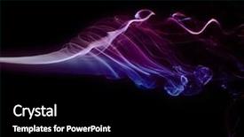  Presentation with smoke - Slides having smoke on a black background background and a black colored foreground