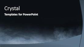  Presentation with steam - PPT layouts having smoke-over-black-background-fog background and a black colored foreground