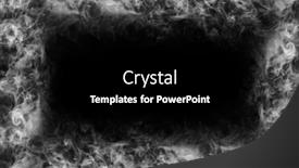  Presentation with black abstract - Slide set featuring smoke-over-black-background-fog background and a black colored foreground