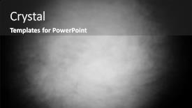  Presentation with steam - Presentation theme having smoke-over-black-background-fog background and a dark gray colored foreground