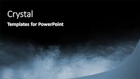  Presentation with black abstract - Slide deck with smoke-over-black-background-fog background and a black colored foreground