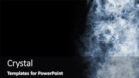  Presentation with steam - Slides with smoke-over-black-background-fog background and a black colored foreground