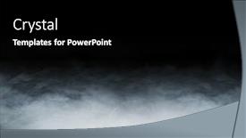  Presentation with steam - Presentation featuring smoke-over-black-background-fog background and a black colored foreground