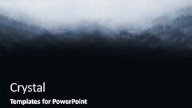  Presentation with steam - Presentation theme featuring smoke-over-black-background-fog background and a black colored foreground