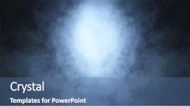  Presentation with smoke - Audience pleasing theme consisting of smoke over black background backdrop and a teal colored foreground