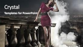  Presentation with beauty shop - Audience pleasing presentation consisting of smoke shop - stunning beauty posing backdrop and a dark gray colored foreground