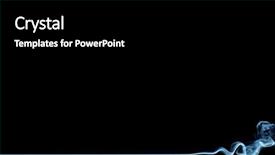  Presentation with smoke - Audience pleasing theme consisting of smoke strip at the bottom backdrop and a  colored foreground