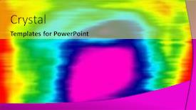  Presentation with desktop - Cool new PPT theme with smoke-swirl-for-a-desktop backdrop and a yellow colored foreground