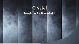  Presentation with shapes - Presentation theme having smoke texture collection different shapes background and a  colored foreground