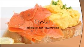  Presentation with fresh toast sandwiches egg - Cool new theme with smoked salmon with scrambled eggs backdrop and a  colored foreground
