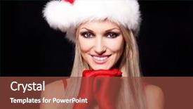  Presentation with black woman at gas station - PPT theme with smokey eyes - beautiful young blond woman dressed background and a  colored foreground