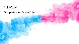  Presentation with smoking - Audience pleasing PPT layouts consisting of smoking - acrylic colors and ink backdrop and a white colored foreground