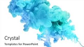  Presentation with smoking - Audience pleasing presentation consisting of smoking - acrylic colors in water abstract backdrop and a arctic colored foreground