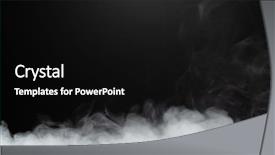  Presentation with black lives matter movement - Audience pleasing PPT theme consisting of smoking - dense smoke on black background backdrop and a black colored foreground