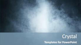  Presentation with smoke - Amazing presentation design having smoking - smoke over black background backdrop and a teal colored foreground