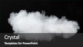  Presentation with cloud - Presentation design having smoking - white smoke cloud background background and a dark gray colored foreground