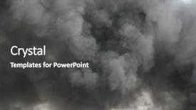  Presentation with ethnical pattern - PPT theme consisting of smoking black - deep smoke texture pattern photo background and a  colored foreground