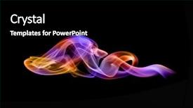  Presentation with black art - Beautiful theme featuring smoking black - smoke background for art design backdrop and a  colored foreground