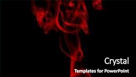  Presentation with smoke - Beautiful slides featuring smoking black - swirl of red smoke backdrop and a black colored foreground