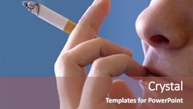  Presentation with cannabis - Colorful presentation theme enhanced with smoking cannabis - close up of a girl backdrop and a tawny brown colored foreground