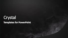  Presentation with black lives matter movement - PPT theme consisting of smoking effects environment - dense smoke on black background background and a  colored foreground