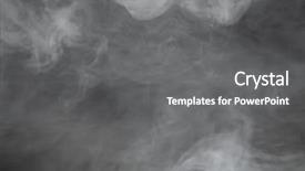  Presentation with smoke - Cool new slide deck with smoking effects environment - dense smoke on black background backdrop and a  colored foreground