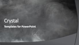  Presentation with smoke - Slide set having smoking effects environment - dense smoke on black background background and a  colored foreground