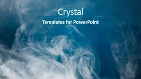  Presentation with pink and blue acrylic smoke - Amazing slides having smoking effects environment - dense smoke on blue background backdrop and a ocean colored foreground