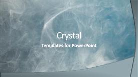  Presentation with smoke - Theme consisting of smoking effects environment - dense smoke on blue background background and a seafoam green colored foreground