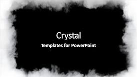  Presentation with smoke cloud - PPT layouts consisting of smoking effects environment - smoke cloud frame isolated background and a black colored foreground