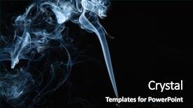  Presentation with automotive black and white - Colorful slides enhanced with smoking effects environment - white smoke on black background backdrop and a  colored foreground