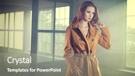  Presentation with black girl sexy fashionable mulatto - Slide deck consisting of smoking free - beautiful fashionable girl stands near background and a gray colored foreground