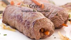  Presentation with joint - Amazing slide deck having smoking joint - beef olives backdrop and a  colored foreground