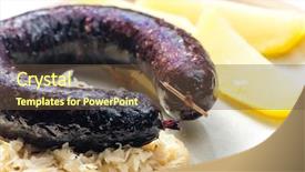  Presentation with czech republic - Beautiful slide deck featuring smoking kills - traditional sausage meat czech republic backdrop and a tawny brown colored foreground