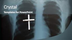  Presentation with smoking - Theme featuring smoking kills concept background and a gray colored foreground