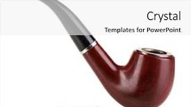  Presentation with tobacco - Cool new presentation with smoking pipe and tobacco isolated backdrop and a white colored foreground