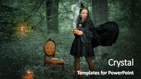  Presentation with pregnant women smoking - Audience pleasing PPT layouts consisting of smoking pot in the forest backdrop and a wine colored foreground