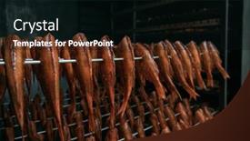  Presentation with smoking - PPT theme with smoking-sea-bass-fish background and a black colored foreground