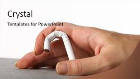  Presentation with smoke - Cool new slides with smoking second hand - no smoke concept backdrop and a  colored foreground