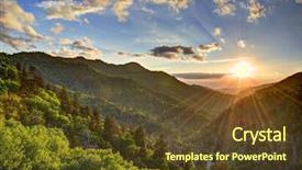  Presentation with tennessee - Amazing presentation having smoky mountains near gatlinburg tennessee backdrop and a tawny brown colored foreground