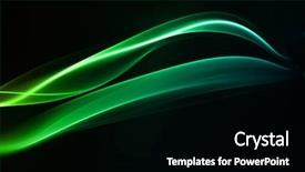  Presentation with cigar - Colorful presentation theme enhanced with smoldering cigar - color smoke backdrop and a black colored foreground