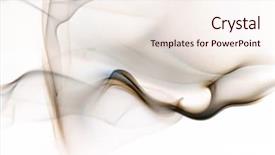  Presentation with smoke - Amazing theme having smoldering cigar - smoke on white backdrop and a sky blue colored foreground