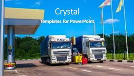  Presentation with petrol station - 