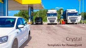  Presentation with petrol station - 