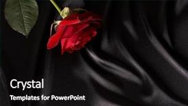  Presentation with abstract black and red - Colorful theme enhanced with smooth black satin and red backdrop and a black colored foreground