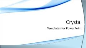  Presentation with light waves - Colorful theme enhanced with smooth blue smoke backdrop and a white colored foreground