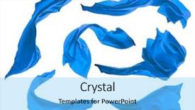  Presentation with smooth elegant grey silk - Beautiful theme featuring smooth elegant blue satin cloth backdrop and a  colored foreground